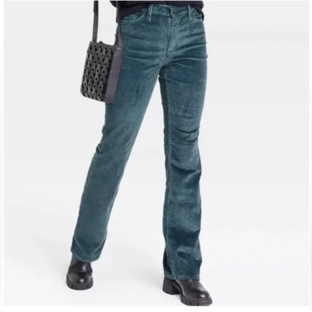 Universal thread Teal vintage boot cut Corduroy Pants size 12 regular